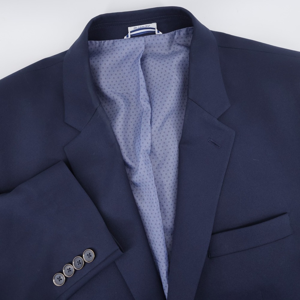 Saddlebred Performance Blazer Navy Blue Long Sleeve Mens 46S